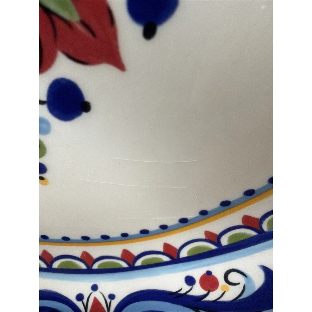 Handcrafted Espana Lifestyle San Marino Dinner Plate 11.25'' Some Crazing